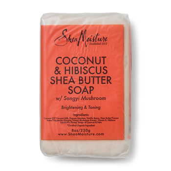 shea moisture coconut & hibiscus shea butter soap
