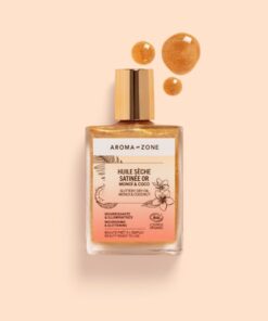 AROMA ZONE - HUILE SÈCHE SATINÉE OR