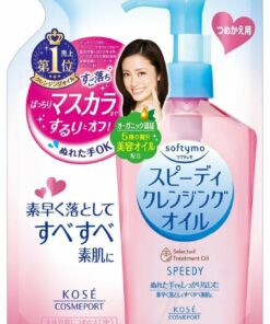 KOSE SOFTYMO - SPEEDY CLEANSING OIL ECO RECHARGE - HUILE DEMAQUILLANTE RAPIDE ECO RECHARGE