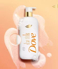 DOVE  -  GLOW RECHARGE BODY WASH 3%